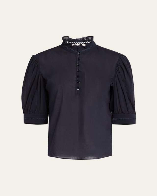 The Ruffle Collar Top